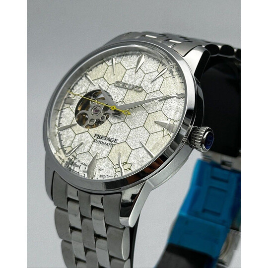 Custom Seiko Mod • Honeycomb Open-Heart Presage • 40.5mm